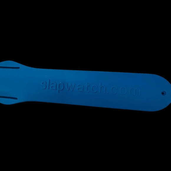 VINTAGE AUTHENTIC BLUE SLAP WATCH NEVER WORN! Like new - Picture 4 of 7